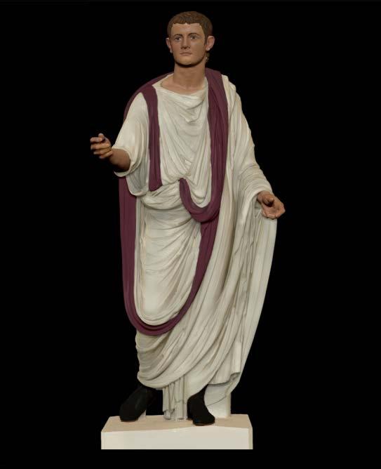 Until puberty, a special kind of toga was word, with a red-purple band on the lower edge, also known as the toga praetexta. As a sign of growing up, at the age of 16, boys would burn their clothes.