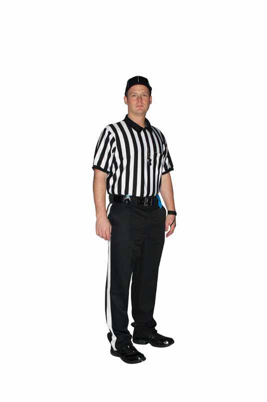 visit: www.cliffkeen.com fax: 1.800.590.0759 5 call toll free: 1.800.992.0799 K06 MXS PERFORMANCE POLY 1" stripe FOOTBALL SHIRT Cliff Keen s benchmark officiating shirt!