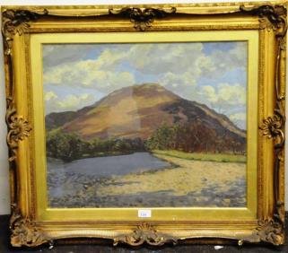 Large Gilt framed Oil on Canvas Ben More