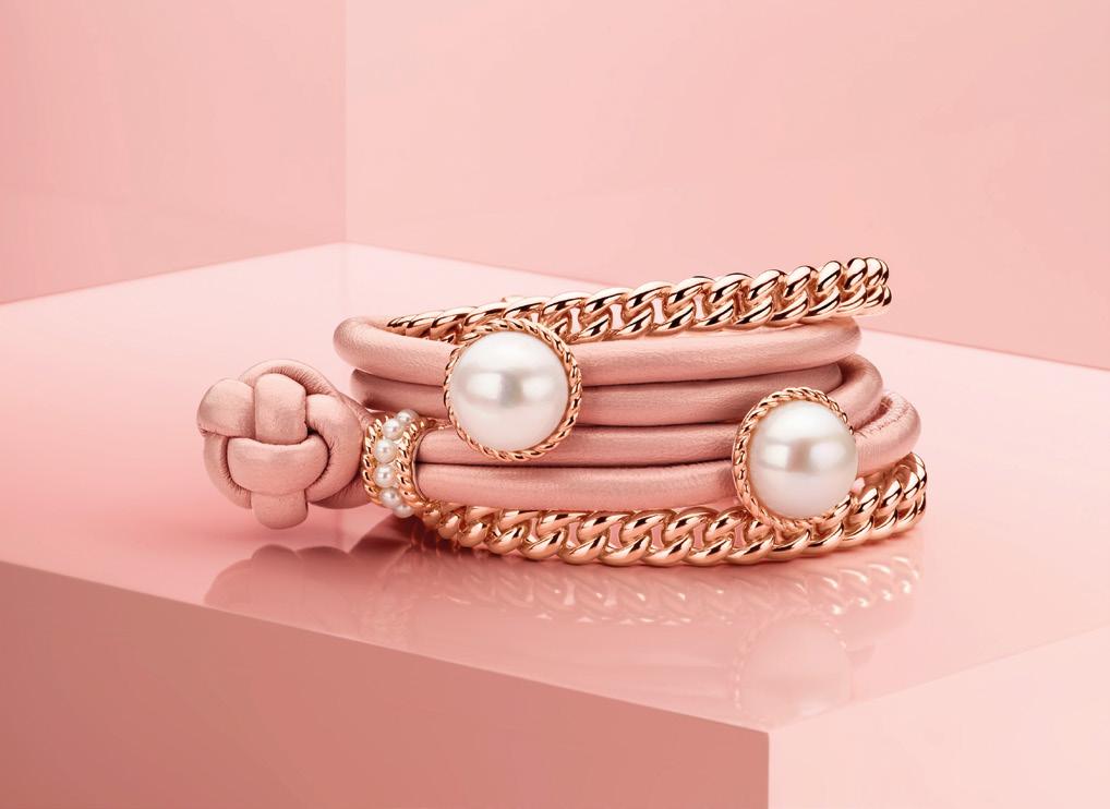 You could combine these delicate straps with the stackable initials bracelets from the Bamboo collection.