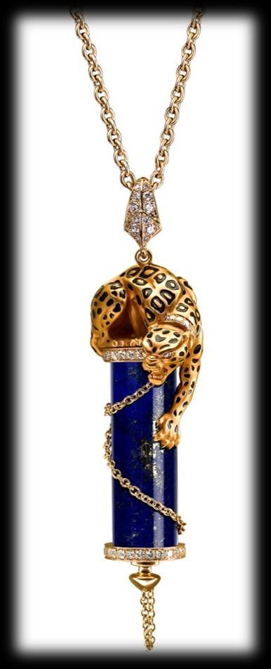 This collection offers a vivid portrayal of a leopard on top of a column, with the fury of its