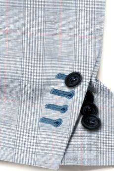 Blue Gray Track Windowpane Jacket :Z5-3023708 Trouser :Z5-3023708 Shirt :H-2515311S