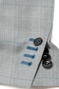 Blue Plaid Windowpane Jacket :Z5-3023694 Trouser :Z5-3023694 Shirt :NN-2719440S