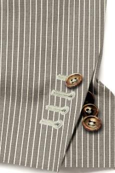 Mocha Chalk Stripe Jacket :K3-3023680 Trouser :K3-3023680 Shirt :H-2515311S Tie