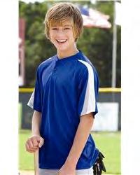 Augusta Sportswear - Youth Performance Baseball Jersey - 429 Pro-league cool with moisture-management and contrast-color mesh inserts. 3.7 oz.