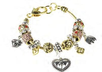 Each Bangle Bracelet is adorned with