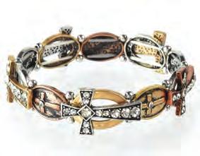 prevents tarnishing. Many pieces are accented with Austrian Crystals. Choose from 12 designs!