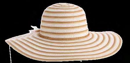 Size Tea (Back) Natural Tea White SALTWATER TAFFY LP313-ASST Poly Braid Round Crown with 4 Brim Faux Leather Chin