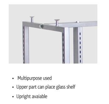 Multipurpose Stand Literature Stands & Racks Island Type Multipurpose Stand W57 x L120 x H143cm 120165