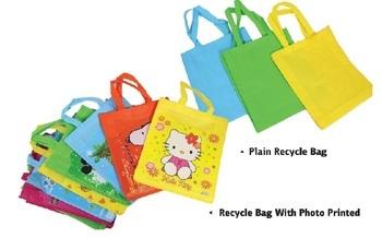 with Photo Printed 300051 Plain Recycle Bag 300111