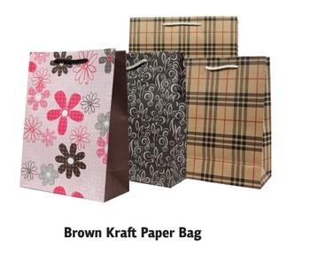 Large 300014 Brown Kraft Paper Bag Small 300017