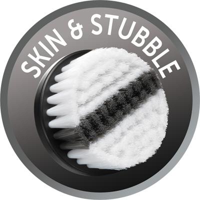 SKIN & STUBBLE Cleans deep into stubble