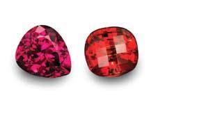 These sometimes are prevalent enough though the gem to cause a star effect (asterism). Other included crystals are found in these garnets.