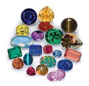 Key facts: KEY FACTS Most gems are natural, inorganic minerals that have a specific chemical composition and a characteristic structure.