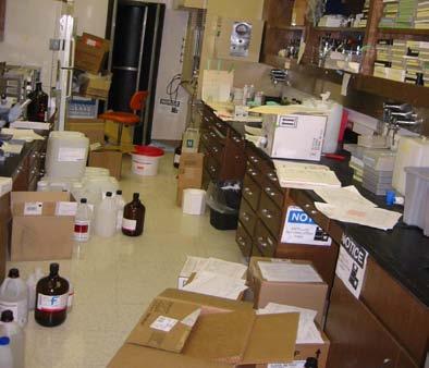 A hazard analysis includes: An inventory of hazardous materials present in the work area, and A listing of hazards that materials present during routine use and emergencies.