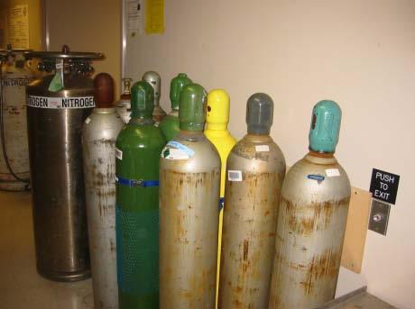 PHYSICAL HAZARDS Physical hazards are hazards based on the physical properties of substances. Examples of physical hazards are: Flammables Explosives Compressed gasses Oxidizers, ex.