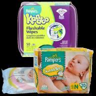 99 8.75 size #6 4 18 ct 34.99 8.75 Pampers Kandoo Tubs 6 50 ct 12.50 2.