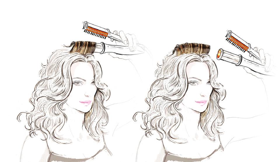 Volume Boost To give your hair a boost of even more dramatic volume, you can try a technique called, On Base Styling 1.