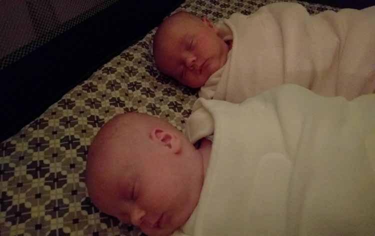 Introducing... Maidie s beautiful new twin granddaughters Heather & Fiona. Their proud parents are Erik and Alice Karling. Happy February Birthday!