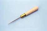 3) Be careful not to hurt your fingers with the awl.