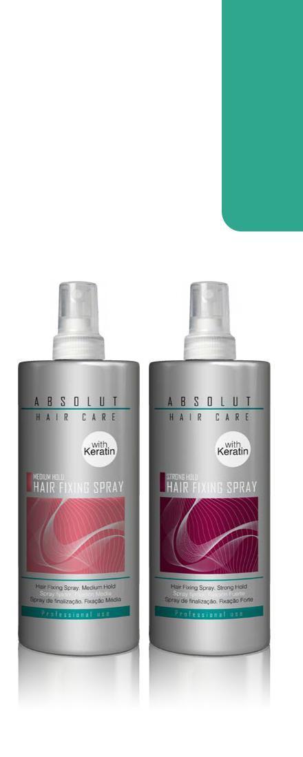 Rezistent la umiditate. Medium or strong hold finishing spray. Eco-Friendly product.