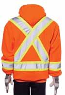 fleece material Meets CSA Z96-09 classe 2 requirements Radio clip on shoulder and pocket for