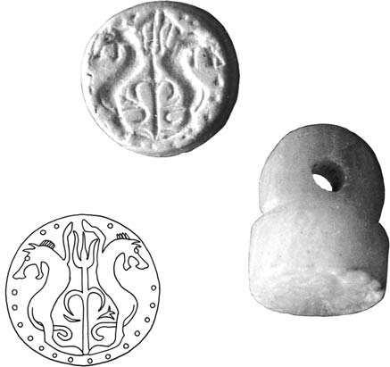 332 THE WORLD OF ACHAEMENID PERSIA Fig. 31.10 Gordion Seals 156 and 272. (After Dusinberre 2005; Gordion Archaeological Project) Fig. 31.11 Gordion Seal 187.