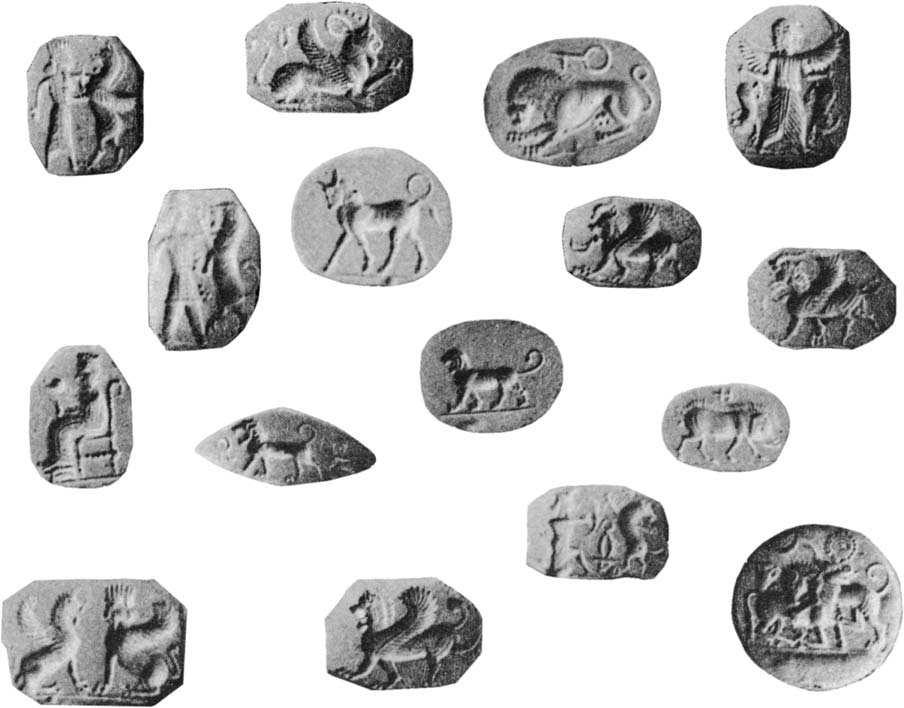 Achaemenid Seals from Sardis and Gordion 327 Fig. 31.5 Seals from Sardis: modern impressions. (After Curtis 1925: pl.