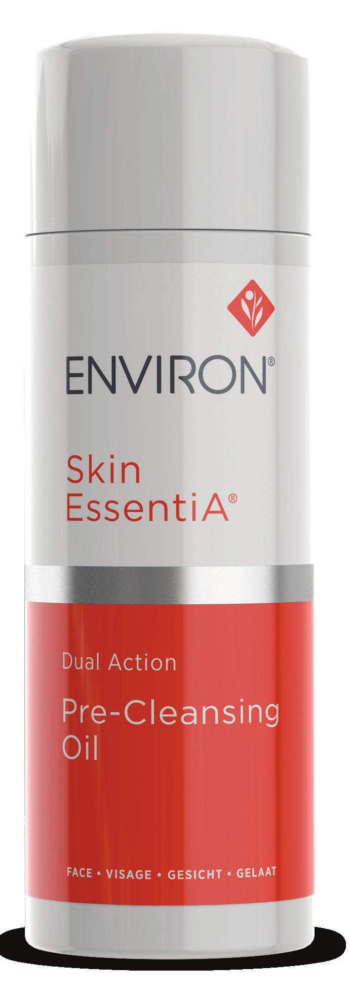 Dual Action Pre-Cleansing Oil This pre-cleansing oil helps to effectively lift and remove excess surface oil, sunscreen and all types of make-up from the skin s surface and is the perfect first step