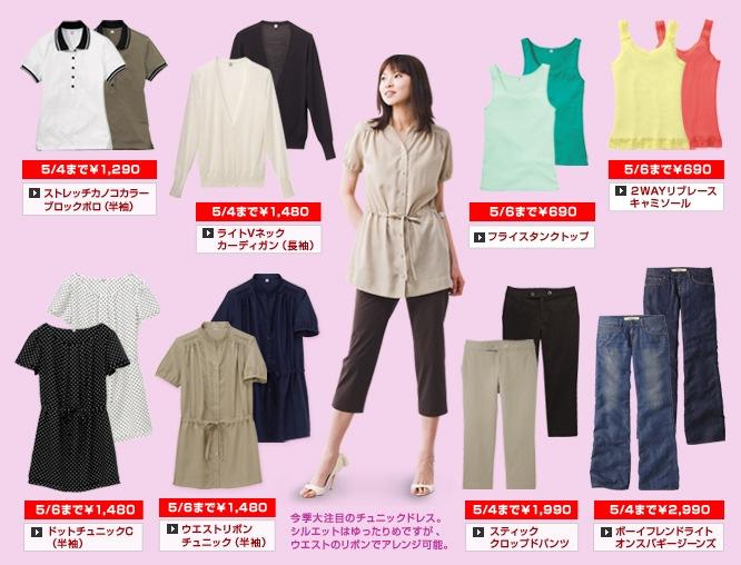 Appendix III Pictures and price lists of the Japanese SPA fashions Fast Fast Retailing Ltd.