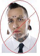 Body Modifications Tattoos should be covered, whether with clothing, shoes or make up.