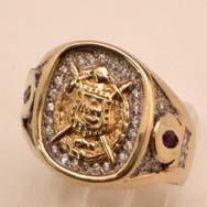 00 10k $1175 14k, $1275 white Gold Amethyst Symbol Ring Item #: OR-10Am $355.00 10k $395 14k, $425 white Gold, $115 SS Diamond Amethyst Symbol Ring Item #: OR-10AmDia $750.