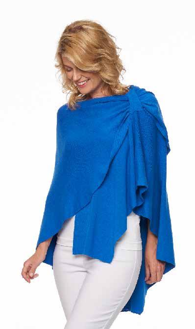 Perfect for the modern Everywoman This one size cotton rich shoulder wrap comes with a loop that helps to avoid the struggle so the