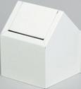 . HOS 250/201W White Plastic 1.5-lbs.. HOS N-1 Stainless Steel 3-lbs. Waxed Paper Liners.