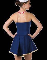 attached navy spandex