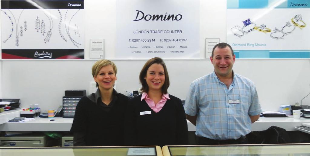 Domino in London The experienced team manning Domino s trade counter in Hatton Garden offer customers so much more than simply product.