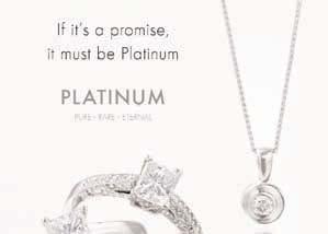 platinum jewellery.