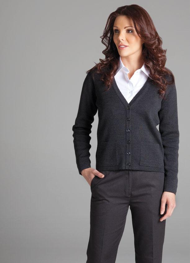 6 6 Knitted Epaulette Jumper 6EJ Hardworking style Ideal for work, this V-neck classic fit sweater has