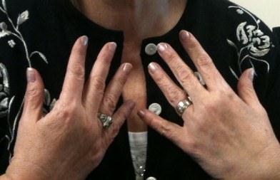 necklaces, or rings on every finger.