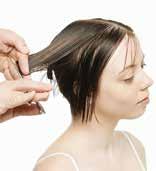 Always adjust the lengths and degree of graduation to suit the individual face shape, hair texture, hair density,