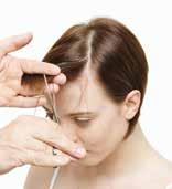 Point-cutting will soften the edges of the hair and allow it to flow with the natural growth pattern.