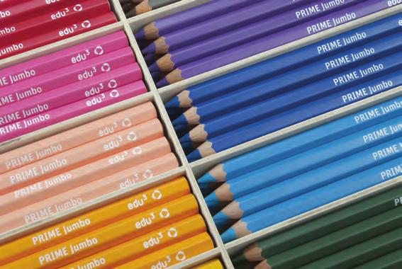 PRIME JUMBO BUNTSTIFTE COLOURED Pencils Crayons de Couleur 10 22 6,25 Art. 1281012 Art. 1280144 Art.Nr. colours EAN cm kg retail packaging 1281012 PRIME JUMBO Col.