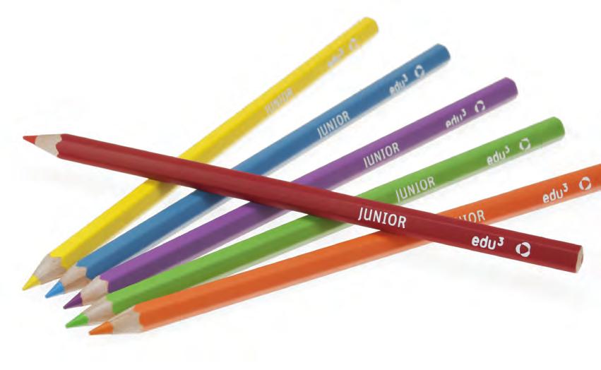 JUNIOR BUNTSTIFTE COLOURED Pencils Crayons de Couleur 7,6 24 4 Art.-Nr. colours EAN cm kg retail packaging 1512012 JUNIOR Coloured Pencils 12 Hexagonal 4260376461461 1 144 30,5 x 38 x 30 16,0 12 pcs.