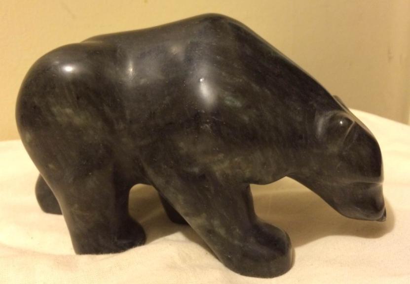 #1 Soapstone Sculpture Bear Donated by EFMLS Wildacres