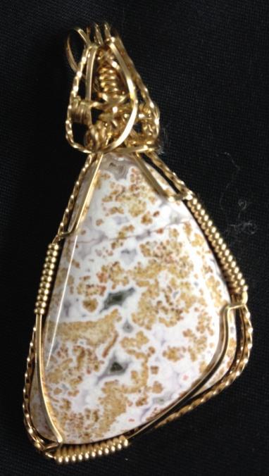 Polly of CVGMC (EFMLS) VALUE $ 60.00 #14 Gold wire wrapped Mt.