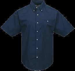 MEN S DRESS SHIRTS TRI-MOUNTAIN COTTON DRESS SHIRT Button-down collar Back yoke Button-close left chest pocket 6 oz.