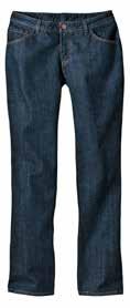 WOMEN S PANTS DICKIES INDUSTRIAL RELAXED FIT JEANS Sits slightly below waist, relaxed through