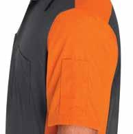 ZeroSkratch TM Placket Concealed buttons on front placket protect surfaces from scratches. E E.