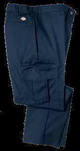 Vat-dyed Twill, 65% Polyester/35% Cotton LP817 28-60 Waist and Hemmed to Length Black, Charcoal, Khaki, Navy DICKIES PREMIUM CARGO PANTS StayDark