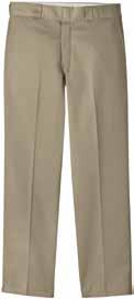 MEN S PANTS DICKIES ORIGINAL 874 WORK PANT Sits at waist with slightly tapered legs Stretch